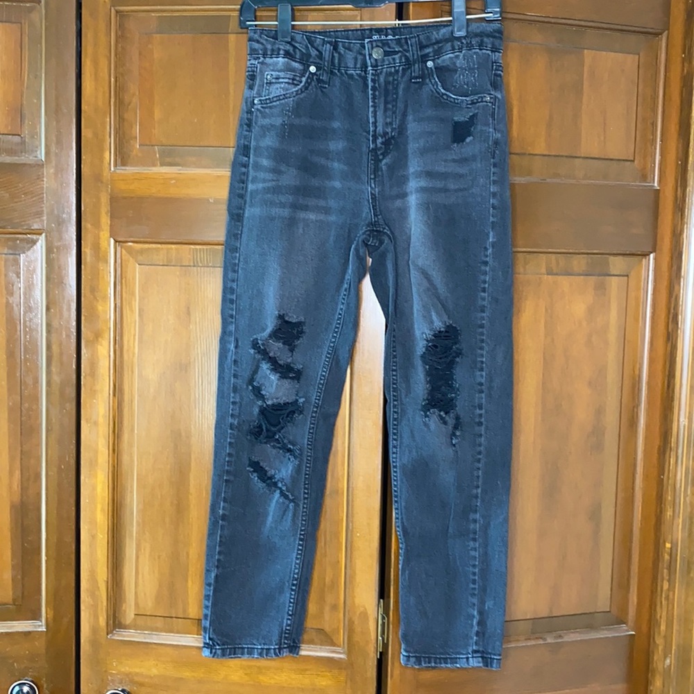 Wild Fable Distressed High Rise Mom Jean